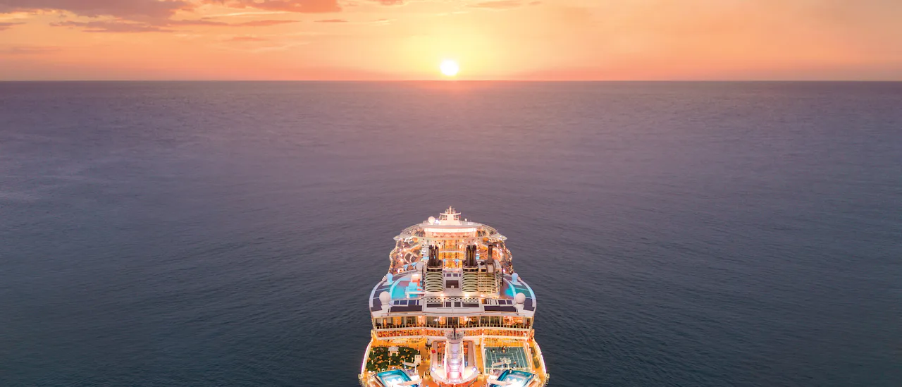 Royal Caribbean Schiff auf See